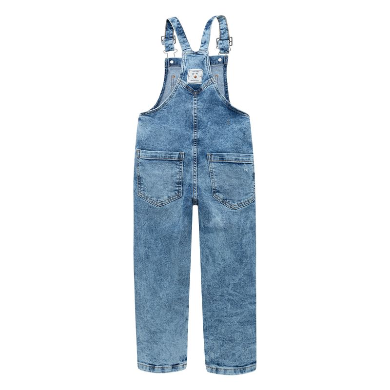 Overall-largo-con-cargaderas-ajustables-para-bebe-niño-Ropa-bebe-nino-Indigo-Medio