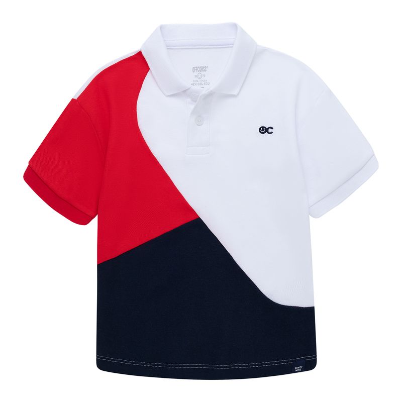 Camiseta-tipo-polo-para-bebe-niño-Ropa-bebe-nino-Blanco