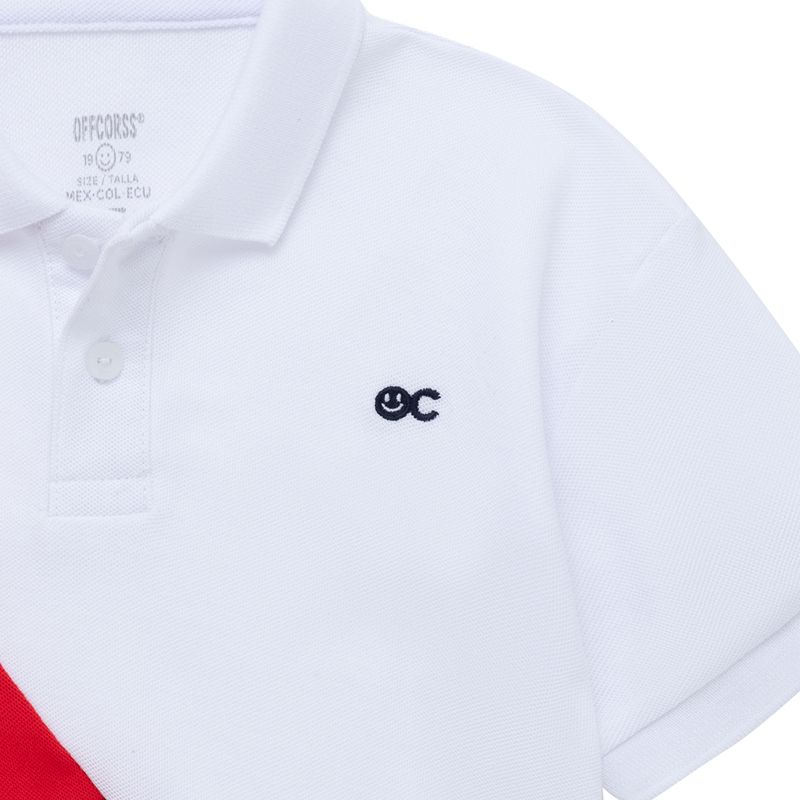 Camiseta-tipo-polo-para-bebe-niño-Ropa-bebe-nino-Blanco