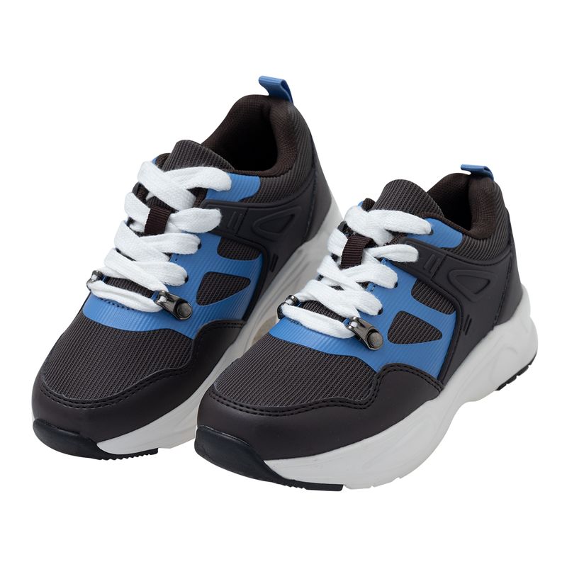Tenis-deportivos-en-bloques-de-color-para-bebe-niño-Ropa-bebe-nino-Negro