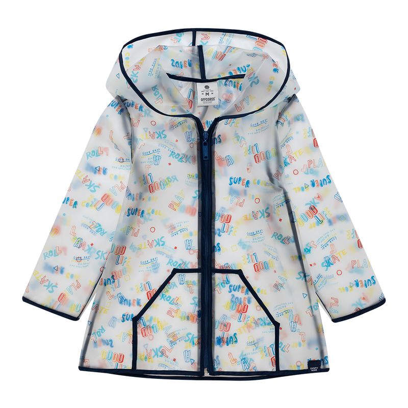 Chaqueta-impermeable-con-capucha-para-bebe-niño-Ropa-bebe-nino-Blanco