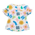Camisa-manga-corta-con-boleros-para-bebe-niña-Ropa-bebe-nina-Blanco