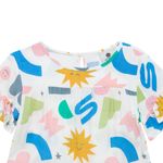 Camisa-manga-corta-con-boleros-para-bebe-niña-Ropa-bebe-nina-Blanco