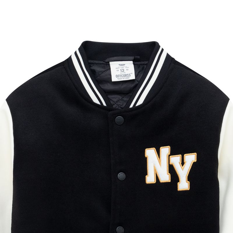 Chaqueta-tipo-beisbolera-para-niño-Ropa-nino-Negro