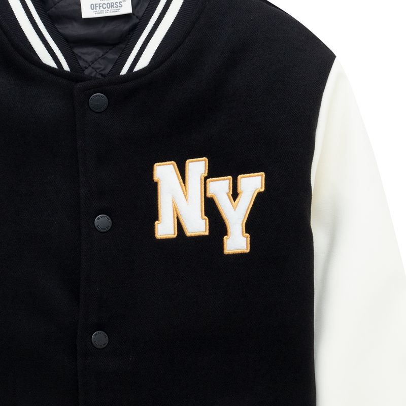 Chaqueta-tipo-beisbolera-para-niño-Ropa-nino-Negro