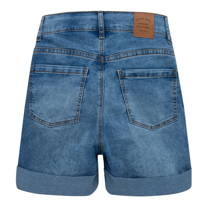 Short-con-pretina-asimetrica-para-niña-Ropa-nina-Indigo-Medio