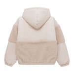 Chaqueta-con-bloques-de-pelo-ovejero-y-rompevientos-para-niña-Ropa-nina-Gris