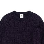 Buzo-tejido-con-hilos-brillantes-para-niña-Ropa-nina-Violeta