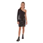 Body-de-un-solo-hombro-para-niña-Ropa-nina-Gris