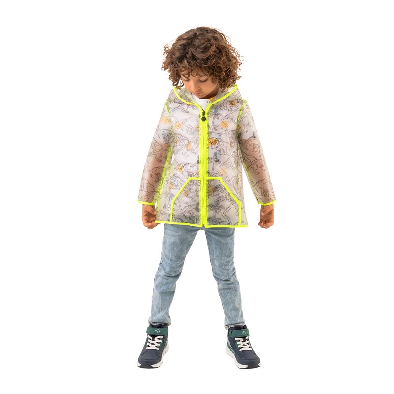 Impermeable con capucha de niño