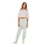 Pantalon-Sudadera-tipo-parachute-para-niña-Ropa-nina-Verde