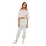 Pantalon-Sudadera-tipo-parachute-para-niña-Ropa-nina-Verde