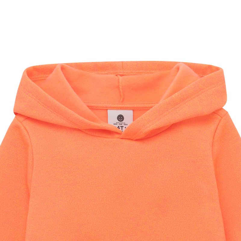 Buzo-con-capucha-para-bebe-niña-Ropa-bebe-nina-Naranja