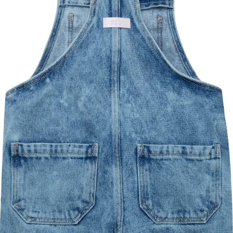 Overall-largo-para-bebe-niña-Ropa-bebe-nina-Indigo-claro