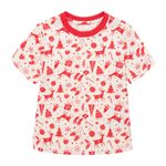 Pijama-navideña-manga-corta-para-bebe-unisex-Ropa-bebe-nino-Cafe