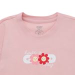 Camiseta-manga-corta-con-boleros-inferior-para-bebe-niña-Ropa-bebe-nina-Rosado