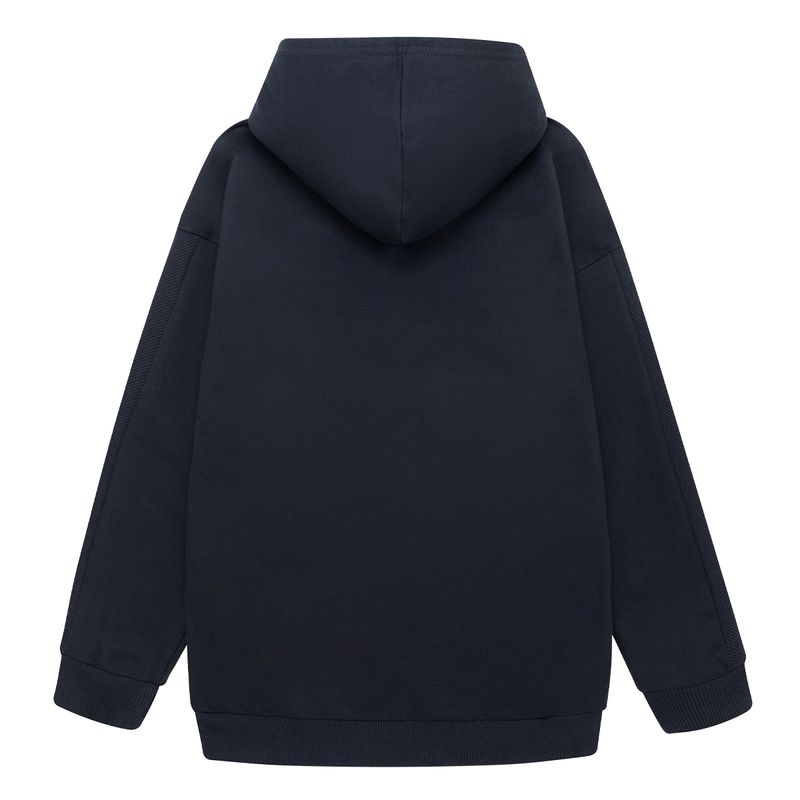 Buzo-cerrado-oversize-con-capucha-para-niño-Ropa-nino-Negro