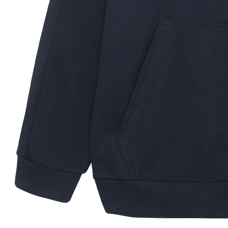 Buzo-cerrado-oversize-con-capucha-para-niño-Ropa-nino-Negro
