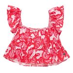 Conjunto-camisa-manga-sisa---falda-larga-para-niña-Ropa-nina-Rojo