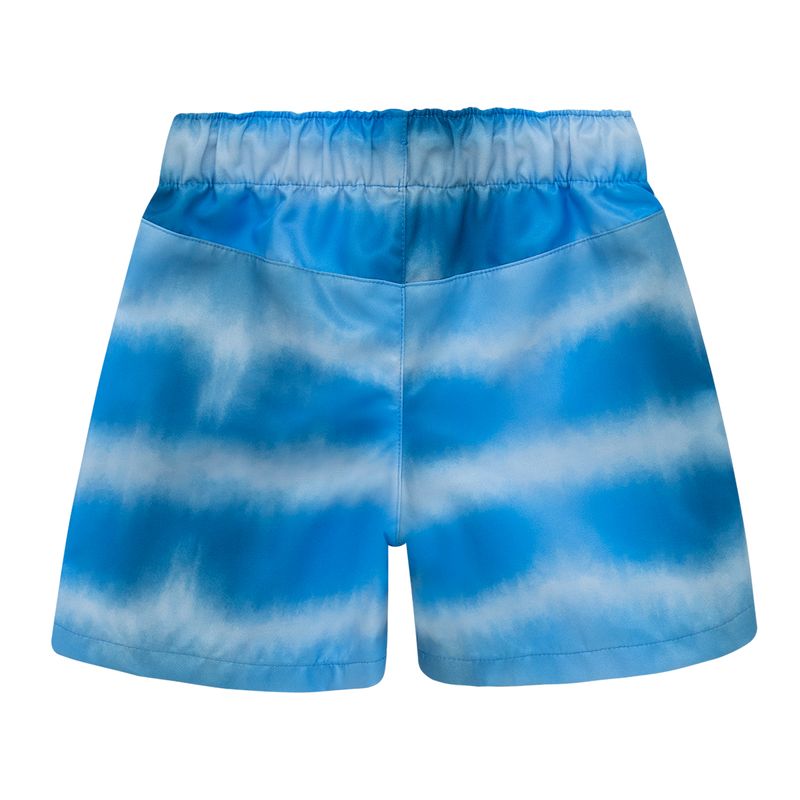 Pantaloneta-playera-con-cordon-ajustable-para-bebe-niño-Ropa-bebe-nino-Azul