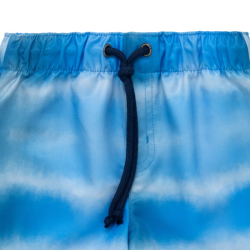 Pantaloneta-playera-con-cordon-ajustable-para-bebe-niño-Ropa-bebe-nino-Azul