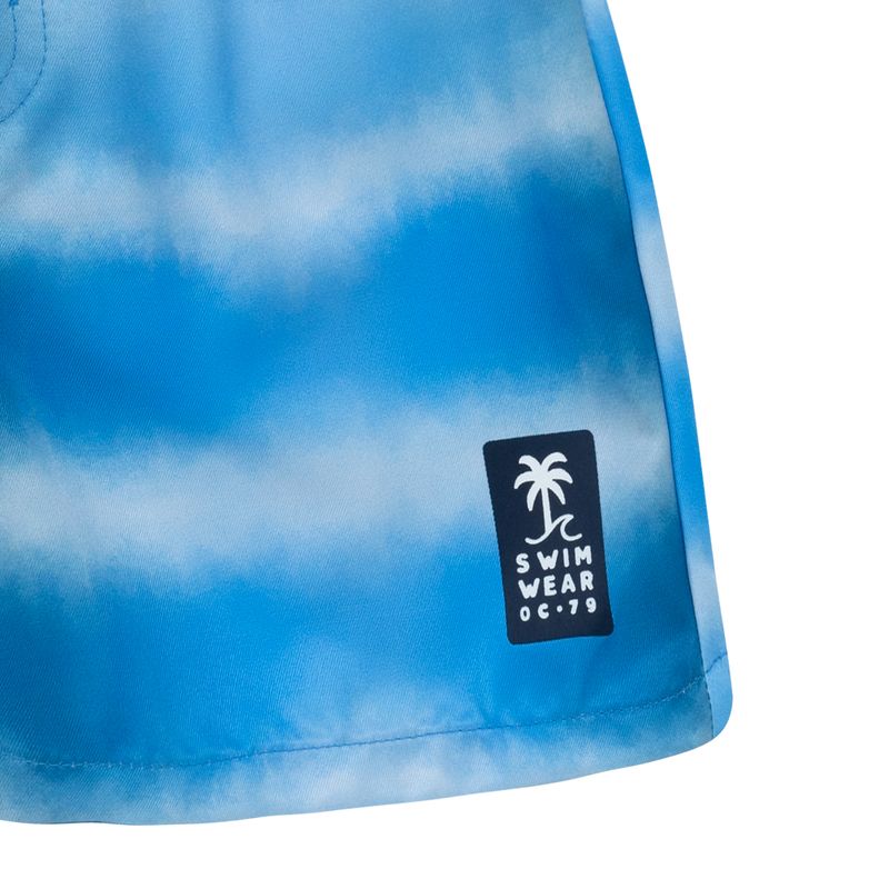 Pantaloneta-playera-con-cordon-ajustable-para-bebe-niño-Ropa-bebe-nino-Azul