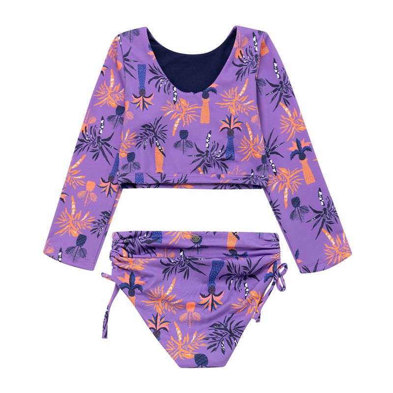 Traje-de-baño-tankini-para-bebe-niña-Ropa-bebe-nina-Violeta