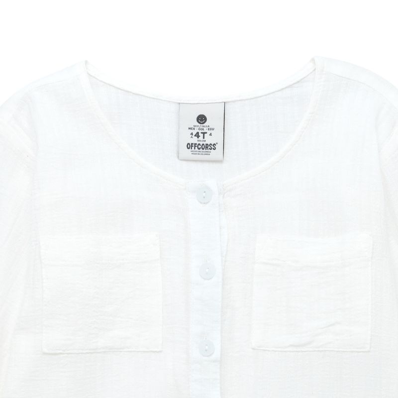 Camisa-manga-larga-para-bebe-niña-Ropa-bebe-nina-Blanco