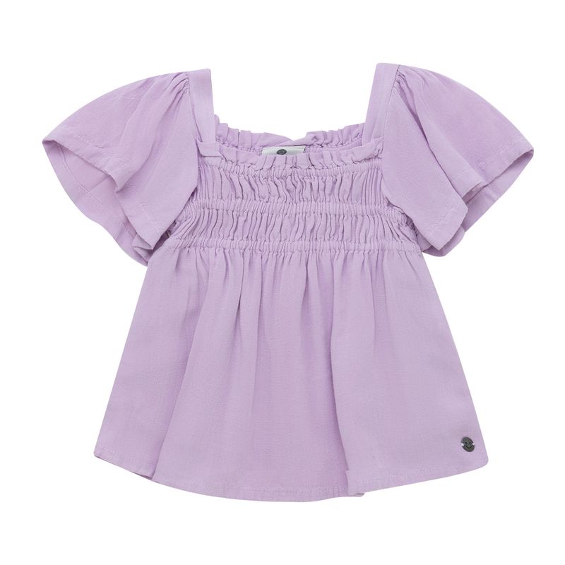 Camisa-manga-corta-para-bebe-niña-Ropa-bebe-nina-Violeta