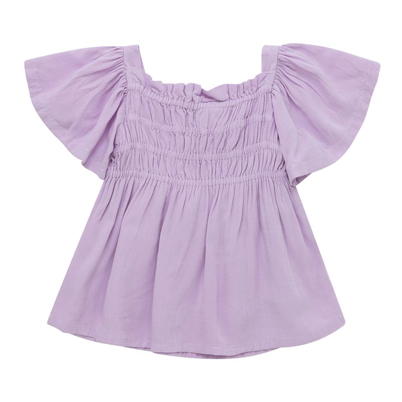 Camisa-manga-corta-para-bebe-niña-Ropa-bebe-nina-Violeta