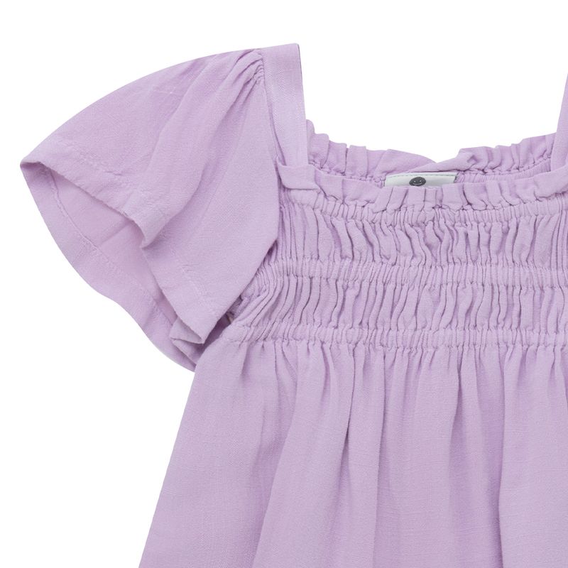 Camisa-manga-corta-para-bebe-niña-Ropa-bebe-nina-Violeta