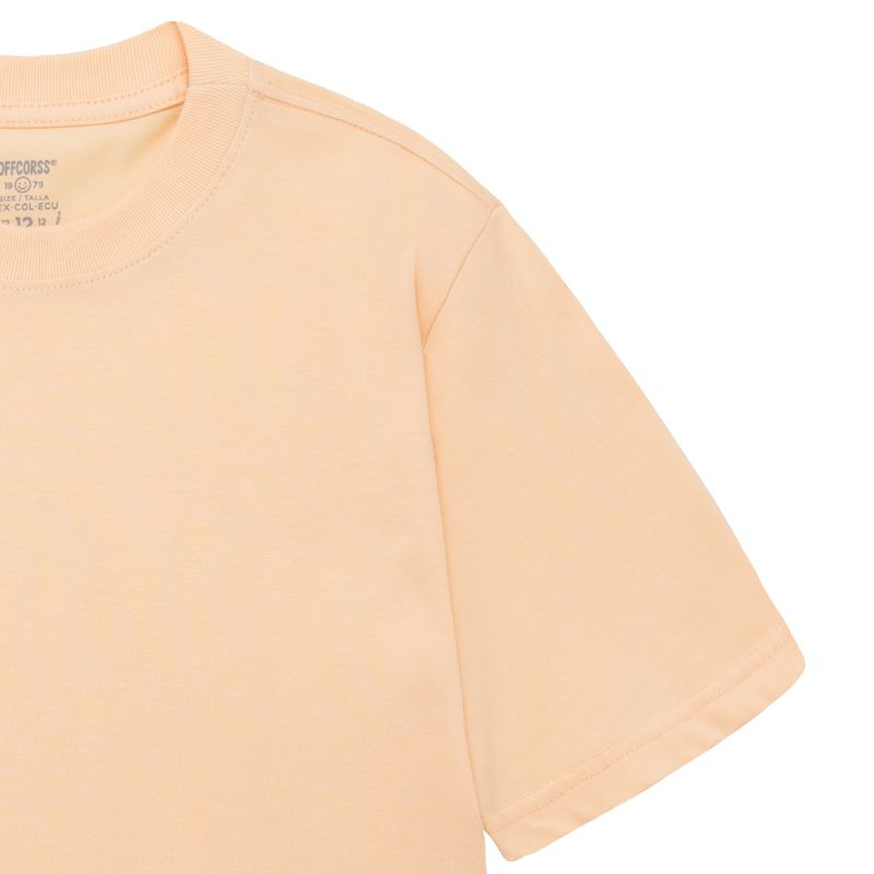 Camiseta-manga-corta-con-grafico-en-el-frente-para-niño-Ropa-nino-Naranja