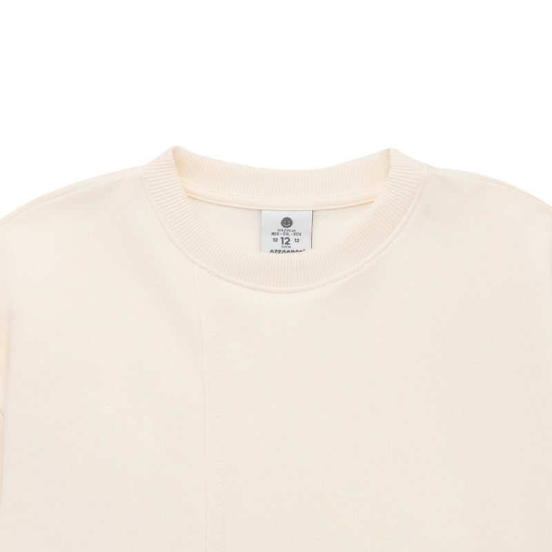 Camiseta-manga-corta-oversize-para-niño-Ropa-nino-Cafe