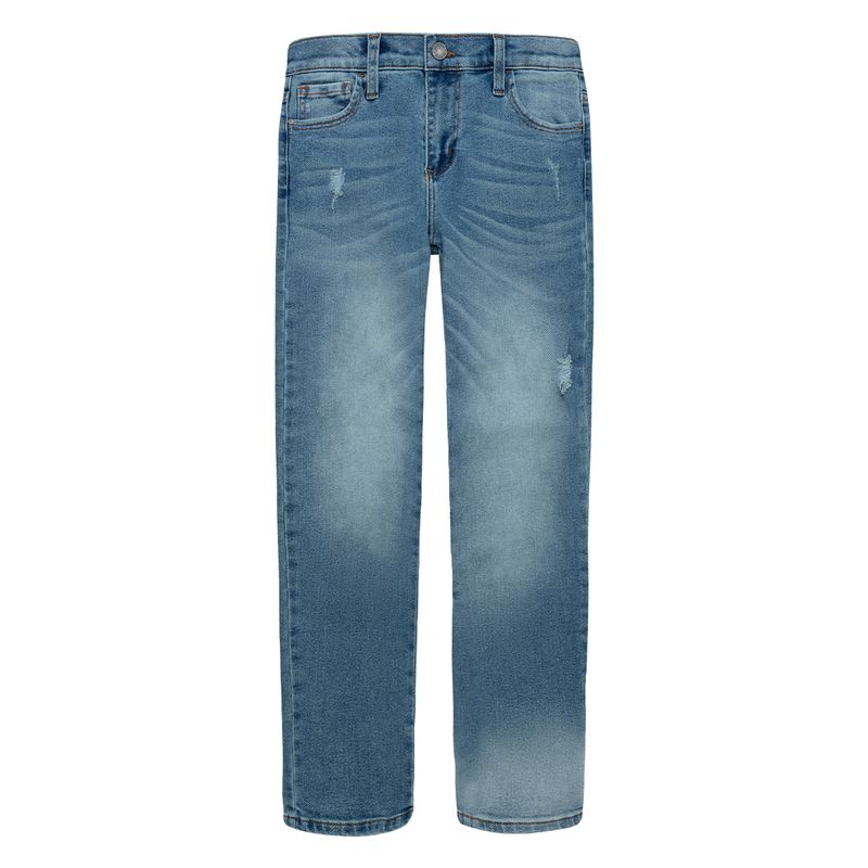 Denim-cinco-bolsillos-silueta-super-slim-para-niño-Ropa-nino-Indigo-Medio