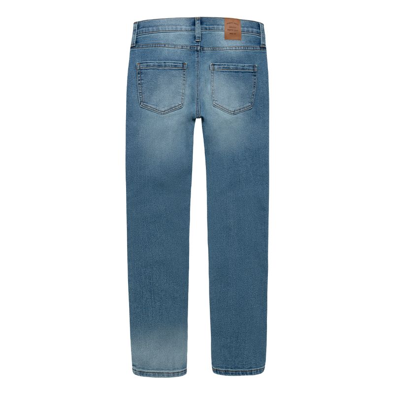 Denim-cinco-bolsillos-silueta-super-slim-para-niño-Ropa-nino-Indigo-Medio