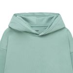 Buzo-cerrado-oversize-con-capucha-para-niño-Ropa-nino-Verde