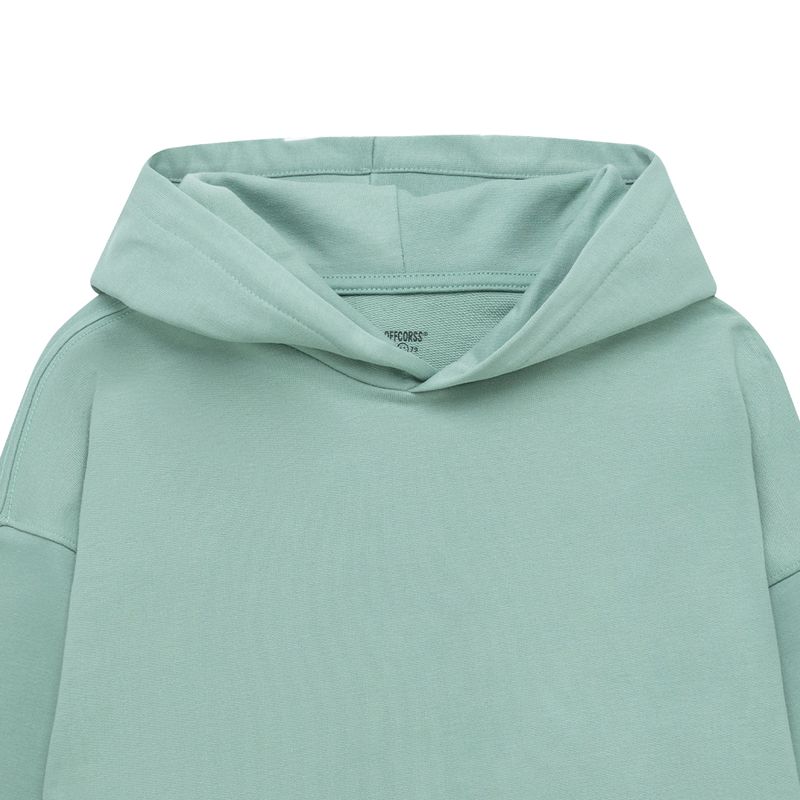 Buzo-cerrado-oversize-con-capucha-para-niño-Ropa-nino-Verde