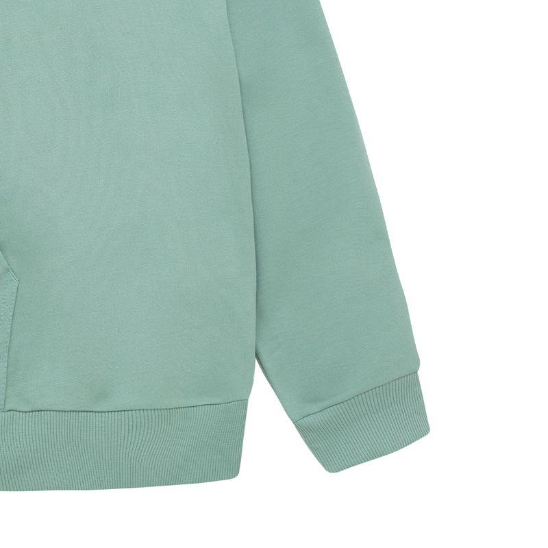 Buzo-cerrado-oversize-con-capucha-para-niño-Ropa-nino-Verde