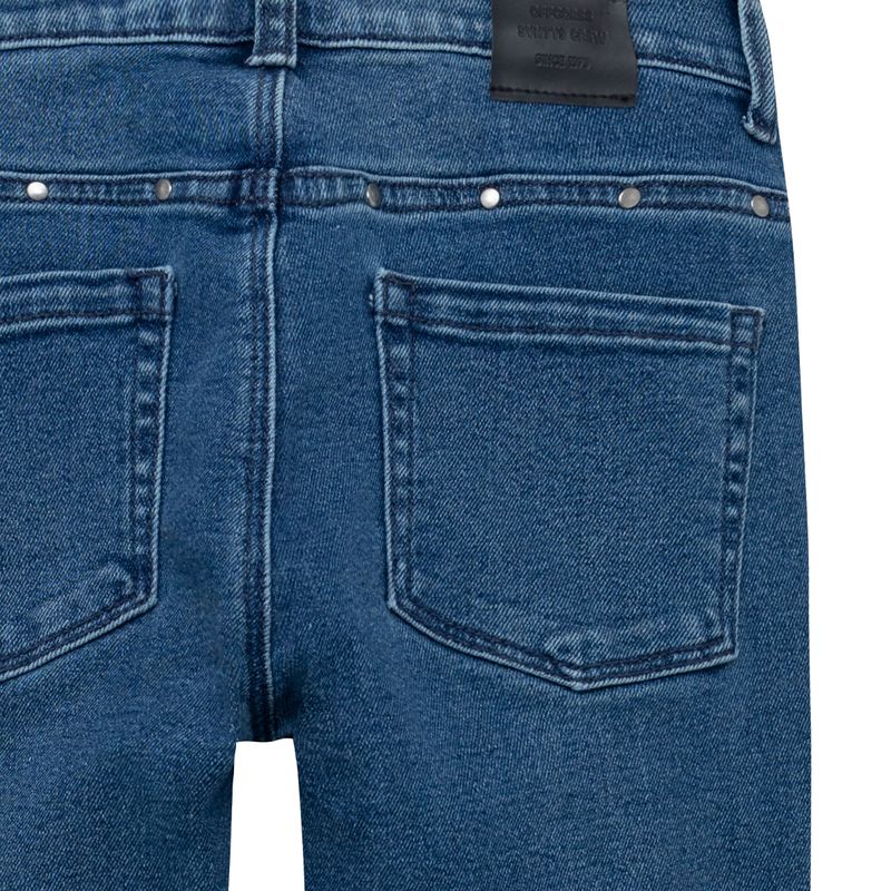 Denim-silueta-super-skinny-para-niña-Ropa-nina-Indigo-Medio