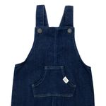 Overall-largo-en-denim-para-recien-nacido-unisex-Ropa-recien-nacido-nino-Indigo-Medio