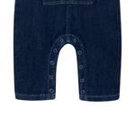 Overall-largo-en-denim-para-recien-nacido-unisex-Ropa-recien-nacido-nino-Indigo-Medio