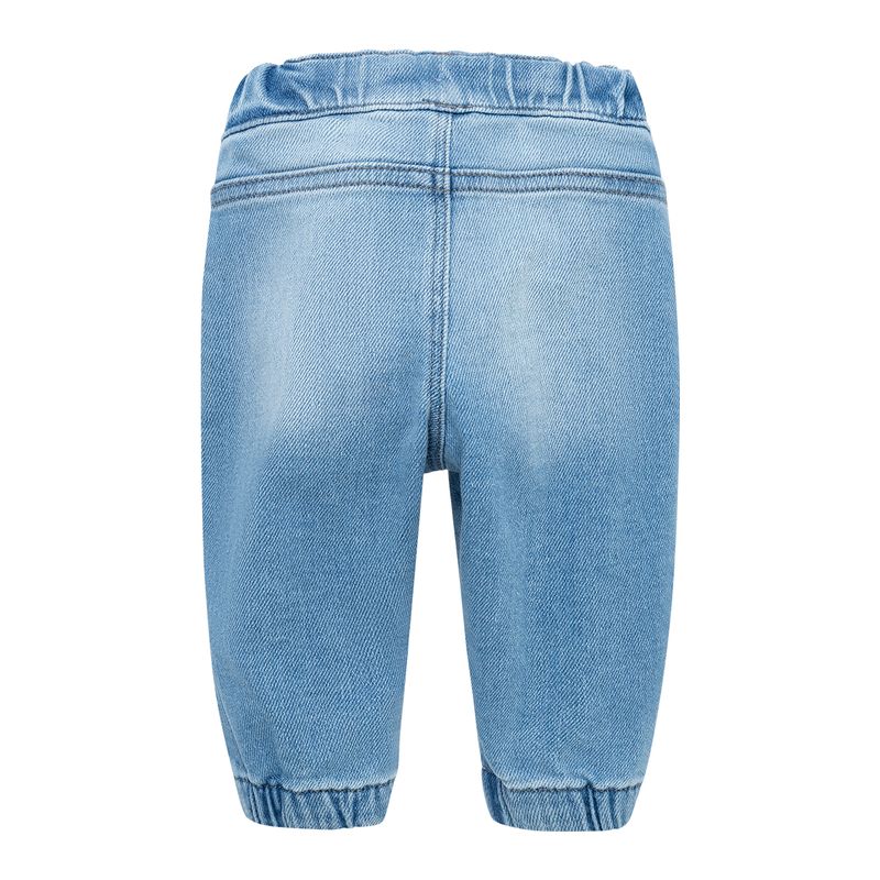 Denim-con-cordon-ajustable-para-recien-nacido-unisex-Ropa-recien-nacido-nino-Indigo-Claro