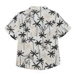 Camisa-manga-corta-silueta-resort-para-bebe-niño-Ropa-bebe-nino-Gris