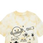 Camiseta-manga-corta-silueta-oversize-para-bebe-niño-Ropa-bebe-nino-Amarillo