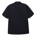 Camisa-manga-corta-silueta-oversize-para-niño-Ropa-nino-Negro