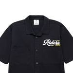 Camisa-manga-corta-silueta-oversize-para-niño-Ropa-nino-Negro