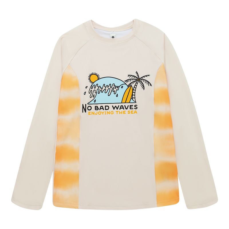 Camiseta-de-baño-manga-larga-para-niño-Ropa-nino-Gris