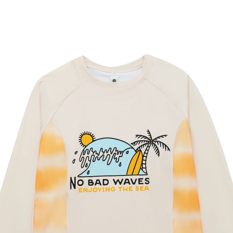 Camiseta-de-baño-manga-larga-para-niño-Ropa-nino-Gris