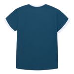 Camiseta-manga-corta-para-niña-Ropa-nina-Azul