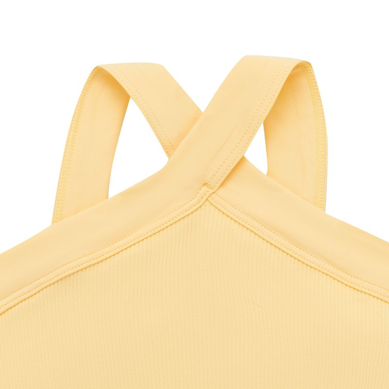 Crop-top-manga-sisa-para-niña-Ropa-nina-Amarillo